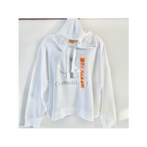 NWT Calvin Klein Sz XXL Hooded White Sweatshirt